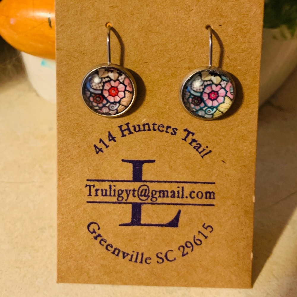 Handmade stainless steel earrings